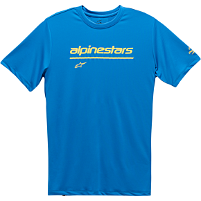 Tech Line Up Performance T-Shirt - Bright Blue - Large 121173800760L
