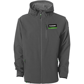 Kawasaki Track Jacket - Gray - 2XL 22-85118