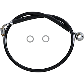 Brake Line - +4" - Black - '18-'22 Softail 1741-5832