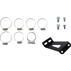 Cobra Speedster Swept Short Exhaust - Chrome - FXSB '13-'17 6226