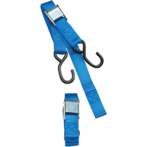 Parts Unlimited 1" Tie Dow - Built In Assist - Blue