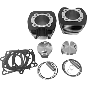 Cylinder Kit - 98" - Black with Highlighted Fins RP201-111W