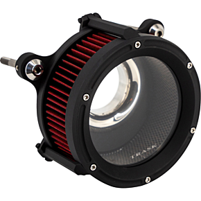 68 mm Assault Charge Air Cleaner - Flat Black - Gen 2 M8 TM-1025BK