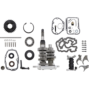 Direct Drive Gear Set - 6-Speed - Polished DD6-411L-02