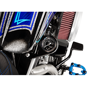 Oil Pressure Gauge Kit - Radius - Black 15-676
