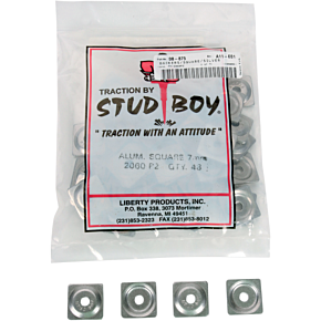 Backer Plates - Aluminum - 7mm - 48 Pack 2060-P2