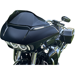 Custom Dynamics Windshield Trim - Black CD-RG-WT-AW2-B