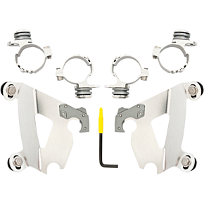 Memphis Shades Cafe Mounting Kit - Polished - XLC MEK1997