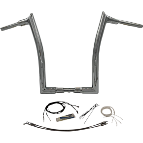 Handlebar Kit - Pointed Top - 16" - Chrome 809616