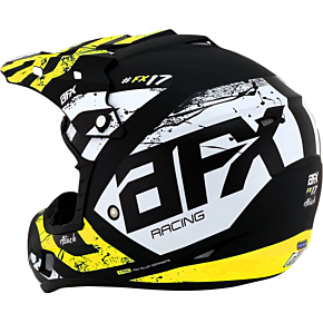 FX-17Y Helmet - Attack - Matte Black/Hi-Vis Yellow - Small 0111-1414