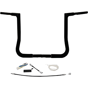Fat Baggers Inc Handlebar Kit - Flat Top - 12" - Black 709112-B
