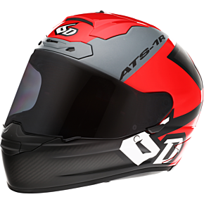 ATS-1R Helmet - Wyman - Red/Gray - Small 30-0735