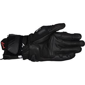 GP Plus R V3 Leather Gloves - Black/White - XL 3550825-12-XL