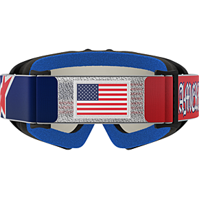 Youth Vision Corp Goggle - Merica 25 - Red/Blue - Silver Mirror Lens 5140126-3700