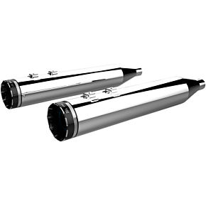 Khrome Werks Mufflers - Chrome with Tracer Tip 202790