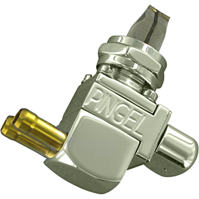 Pingel The Guzzler® Fuel Valve - Polished - 22mm - Dual 90 - 5/16"