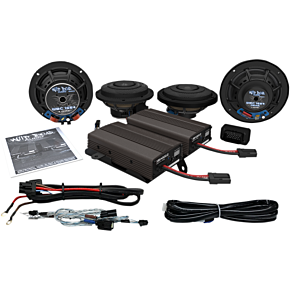 Wild Boar Audio Front/Rear Speaker Kit with Amp - CVO WBA ULTRA KT SE