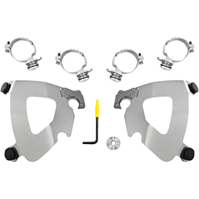 Gauntlet Mounting Kit - Polished - FXDL '14-'17 MEK2014
