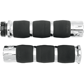 Grips - Rival - Air Cushioned - Chrome MT-AIR-90-CH-RI