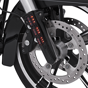 Ciro Forkini Lower Leg Covers - Gloss Black - With LEDs 43003