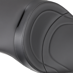 Drag Specialties Seat - Low-Profile - Touring - Mild Stitched - Black 0810-1540