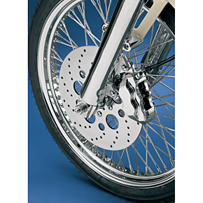 Hawg Halters 4-Piston Caliper - Front - Chrome LHSCC500