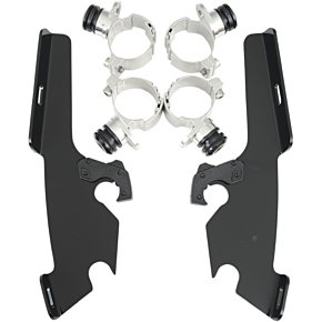 Memphis Shades Fats/Slim Trigger Lock Mounting Kit - VN 900 Custom - Black MEB8982