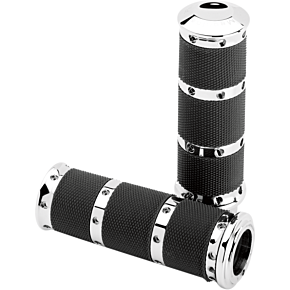 Performance Machine Pm Grips - XL - TBW - Chrome 0063-2018-CH