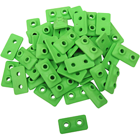 Extra Large Backer Plates - Green - Twin - 48 Pack 512-48