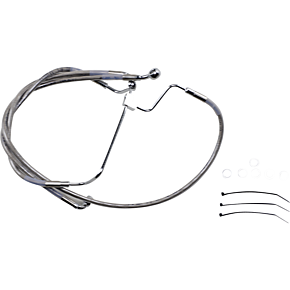 Brake Line - +6" - Stainless Steel 1741-3979