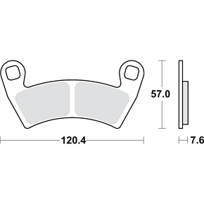 Sbs Off-Road Sintered Brake Pads - Polaris 897SI