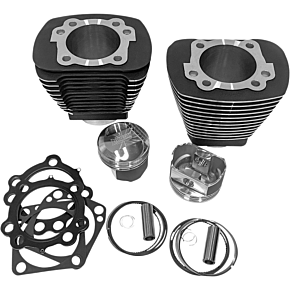 Cylinder Kit - 85" - Black with Highlighted Fins RP201-204W