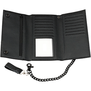 Z1R Leather Wallet - Black - Long 3070-1119