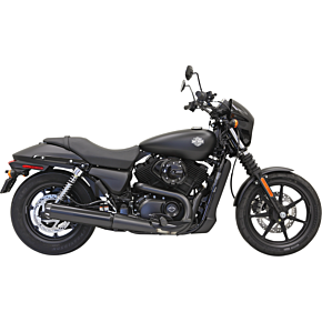4" Black Muffler - Straight - XG500/750 1587RB