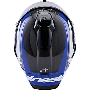 Supretech R10 Helmet - 22.06 - Arius - Gloss Black/White/Blue - Small 8203926-1647-S