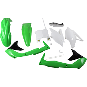 Cycra Plastic Body Kit - OE Green/White/Black 9418-00