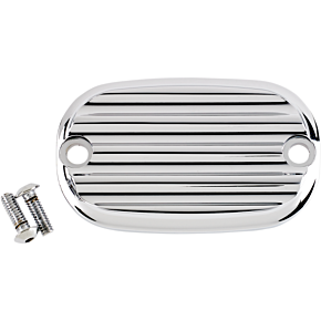 Joker Machine Master Cylinder Cover - Finned - Chrome 08-01FN
