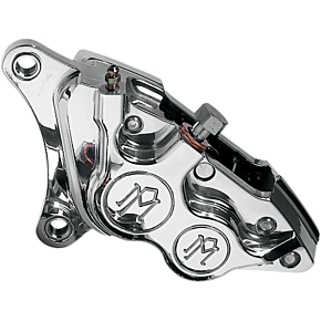 Performance Machine Pm Caliper - Front Left - Polished -  00-17 Harley-Davidson 0053-2919-P