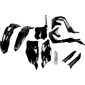 Body Kit - Black - Kawasaki - KX '19-'24 KAKIT227F@001