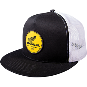 Honda Bold Snapback Hat - Black/White 24-86302