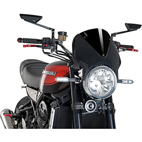 PUIG Vision Windscreen - Black - ER5