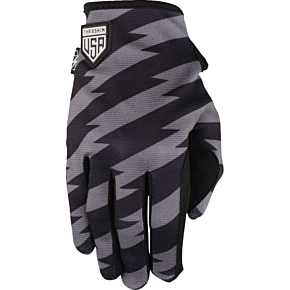 Stars & Bolts Stealth Gloves - Black/Gray - XL SV1-13-11