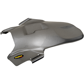 Rear Splash Guard - Black Carbon Fiber-Look 05875-30