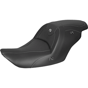 Roadsofa™ Carbon Fiber Heated Seat - Black - without Backrest - GL1800 '14-'17 H23-20-185HCT