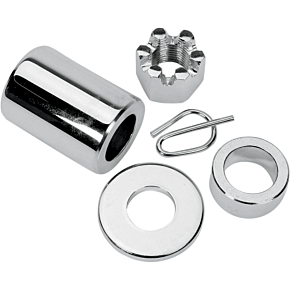 Colony Axle Spacer - Rear - Chrome - Kit - 00-05 Dyna 2038-4