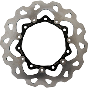 Galfer Wave® Brake Rotor - Rear - Black Carrier - DF834FLW