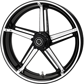 Wheel - Factory 24 - Front/Rear - Black/Contrast Cut - 19x3.25 71-421