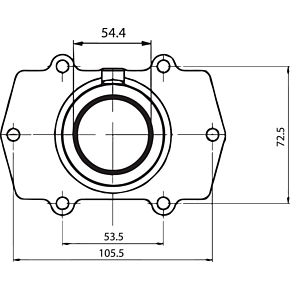 Carburetor Flange - Arctic Cat 104570
