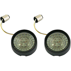 Custom Dynamics Bullet Turn Signal - 1157 - Gloss Black - Smoke Lens PB-BB-AW-1157BS