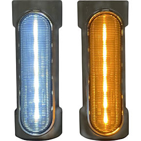 Custom Dynamics Engine Guard Light - '97-'13 FLH - Chrome CD-CB-AW-HD-C